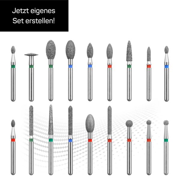 Oryx Diamantschleifkörper Set Konfiguration